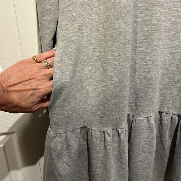 Smash + Tess Grey Essential Mini Sweat Dress‎ Size S - Picture 5 of 13
